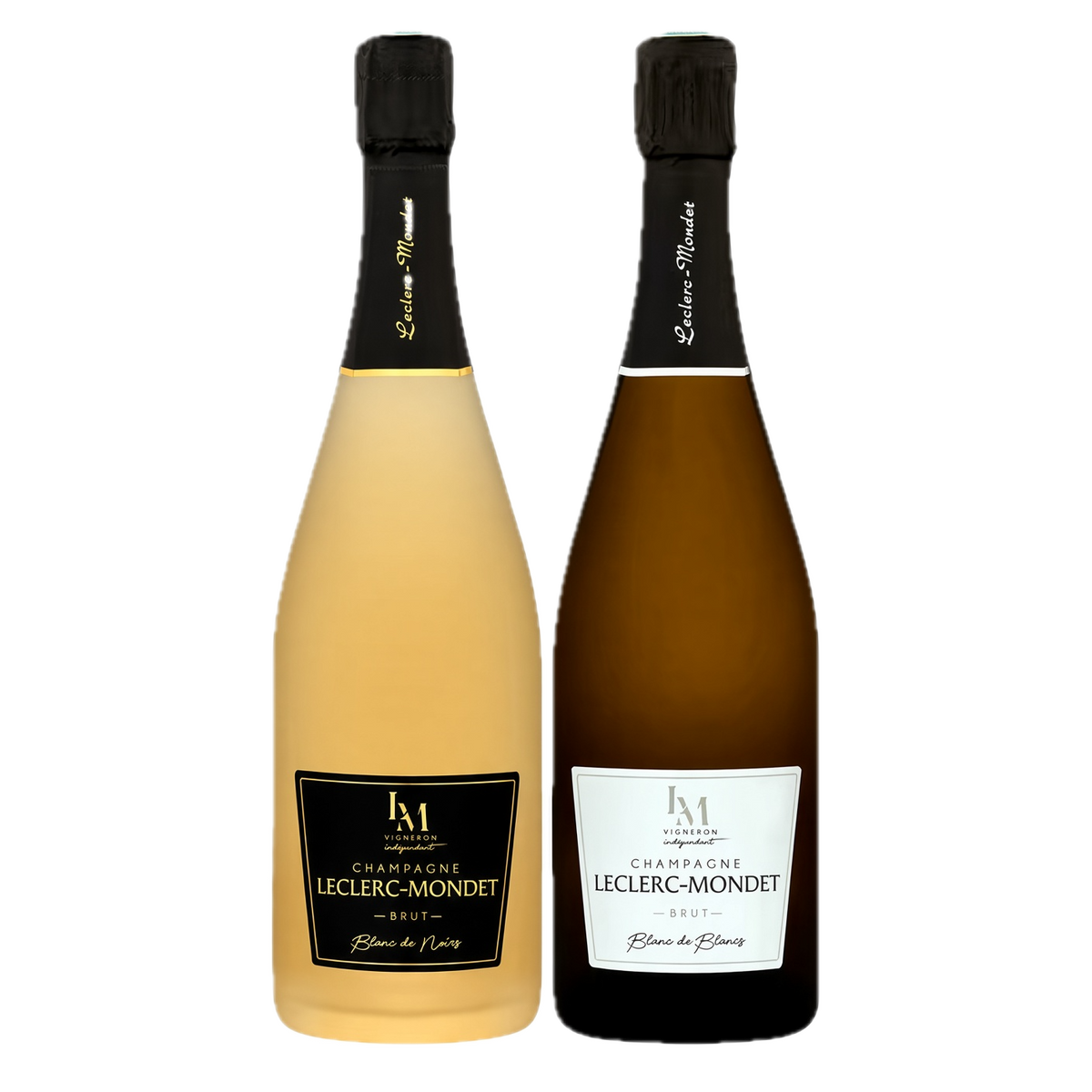 Leclerc Mondet – De Blancs | Blanc de Blancs & Blanc de Noirs in Houten Wijnkist