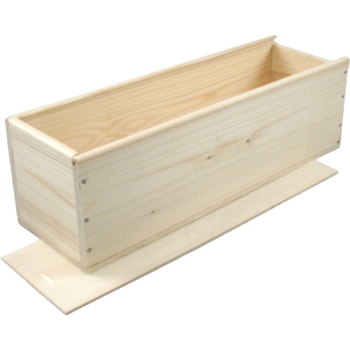 Houten Wijnkist voor Magnumfles met Schuifdeksel
