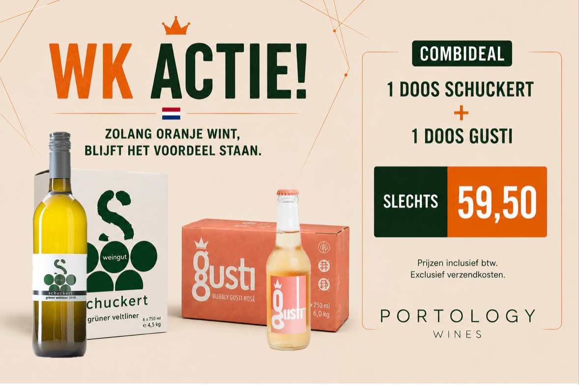 WK Actie - Schuckert Grüner Veltliner & Bubbly Gusti Rosé